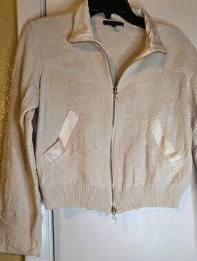 Tricot Chic Women Zipper Sweater Sz 6